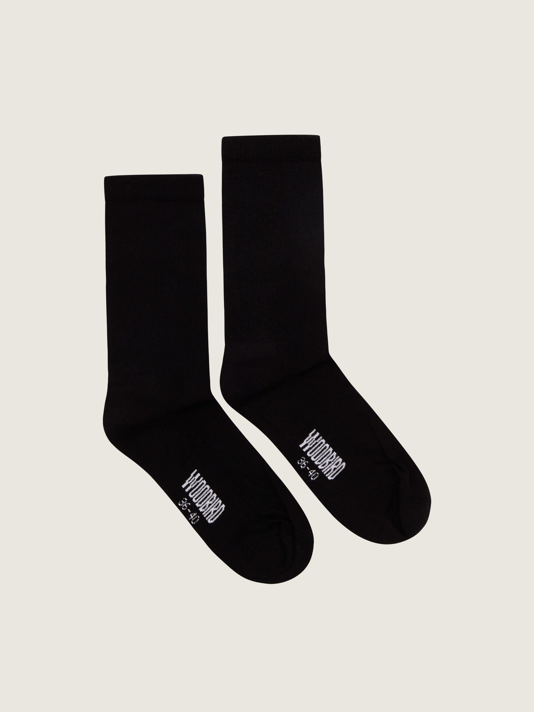 WBTennis Socks 2 pack - Black – Woodbird EU