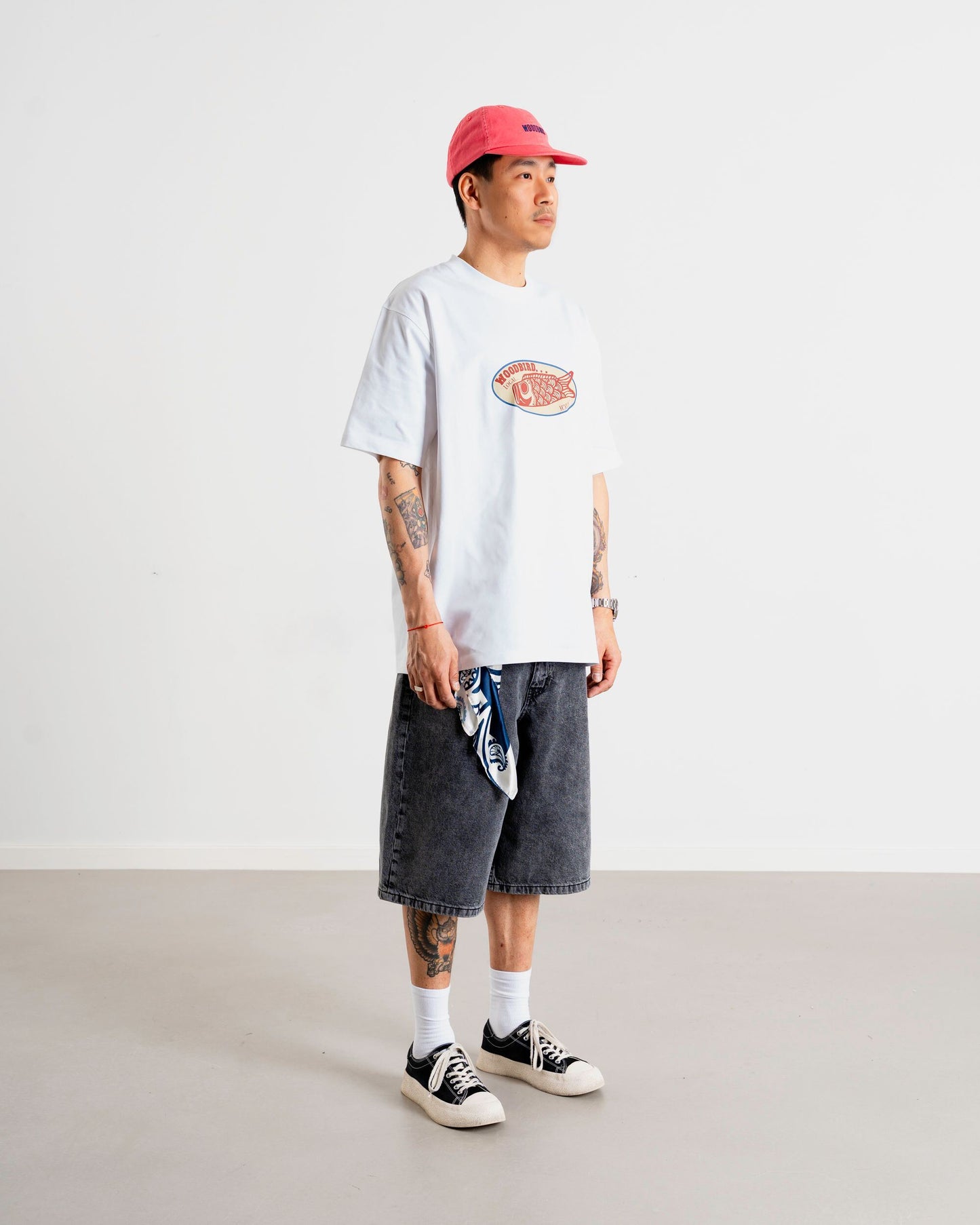 Woodbird WBBaine Catch Tee T-Shirts White