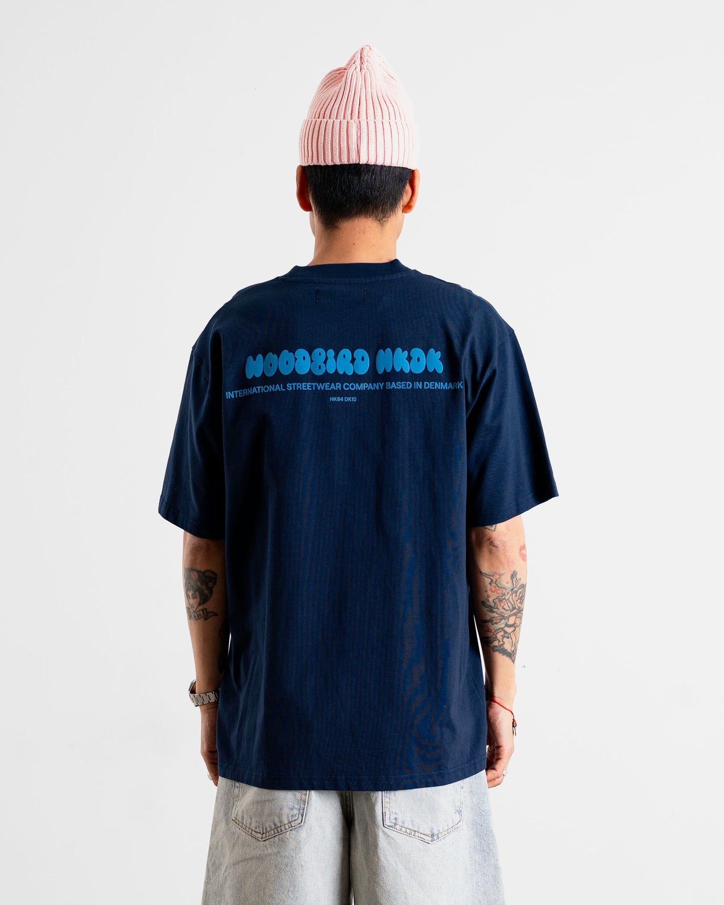 Woodbird WBBaine Intern Tee T-Shirts Navy