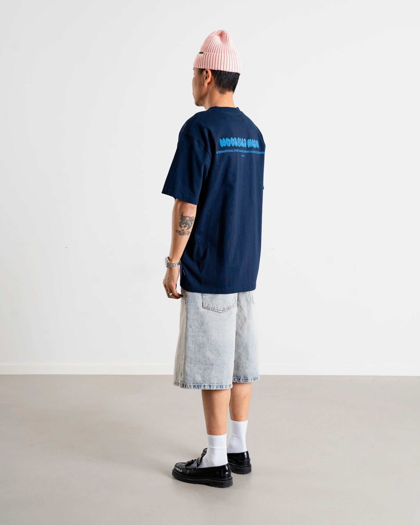 Woodbird WBBaine Intern Tee T-Shirts Navy