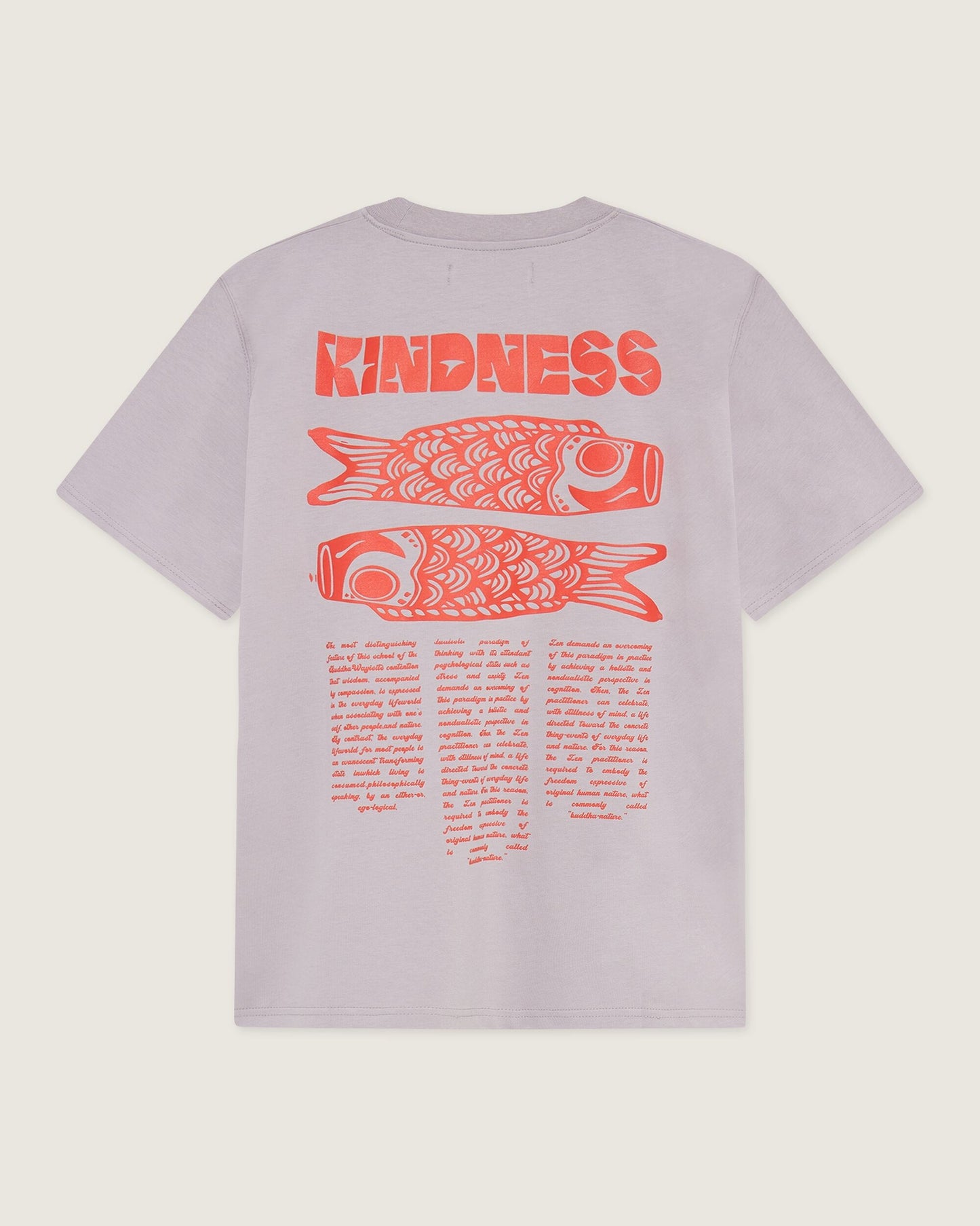 Woodbird WBBaine Kind Tee T-Shirts Grey-Purple