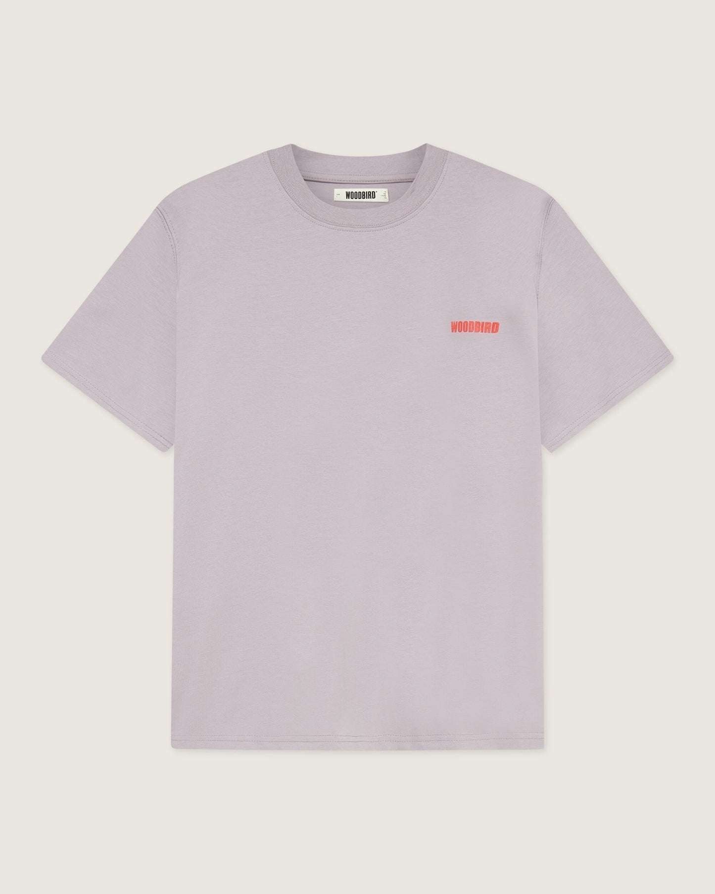 Woodbird WBBaine Kind Tee T-Shirts Grey-Purple