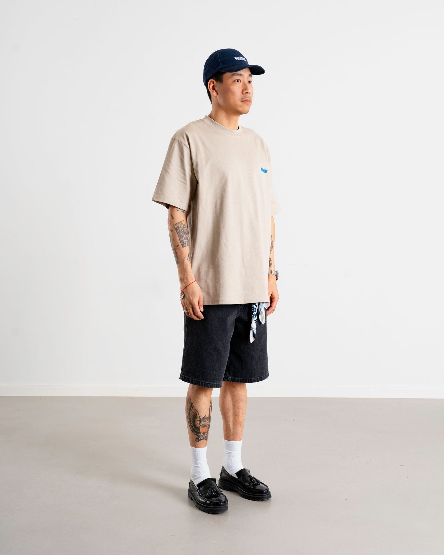 Woodbird WBBaine Kind Tee T-Shirts Taupe Brown