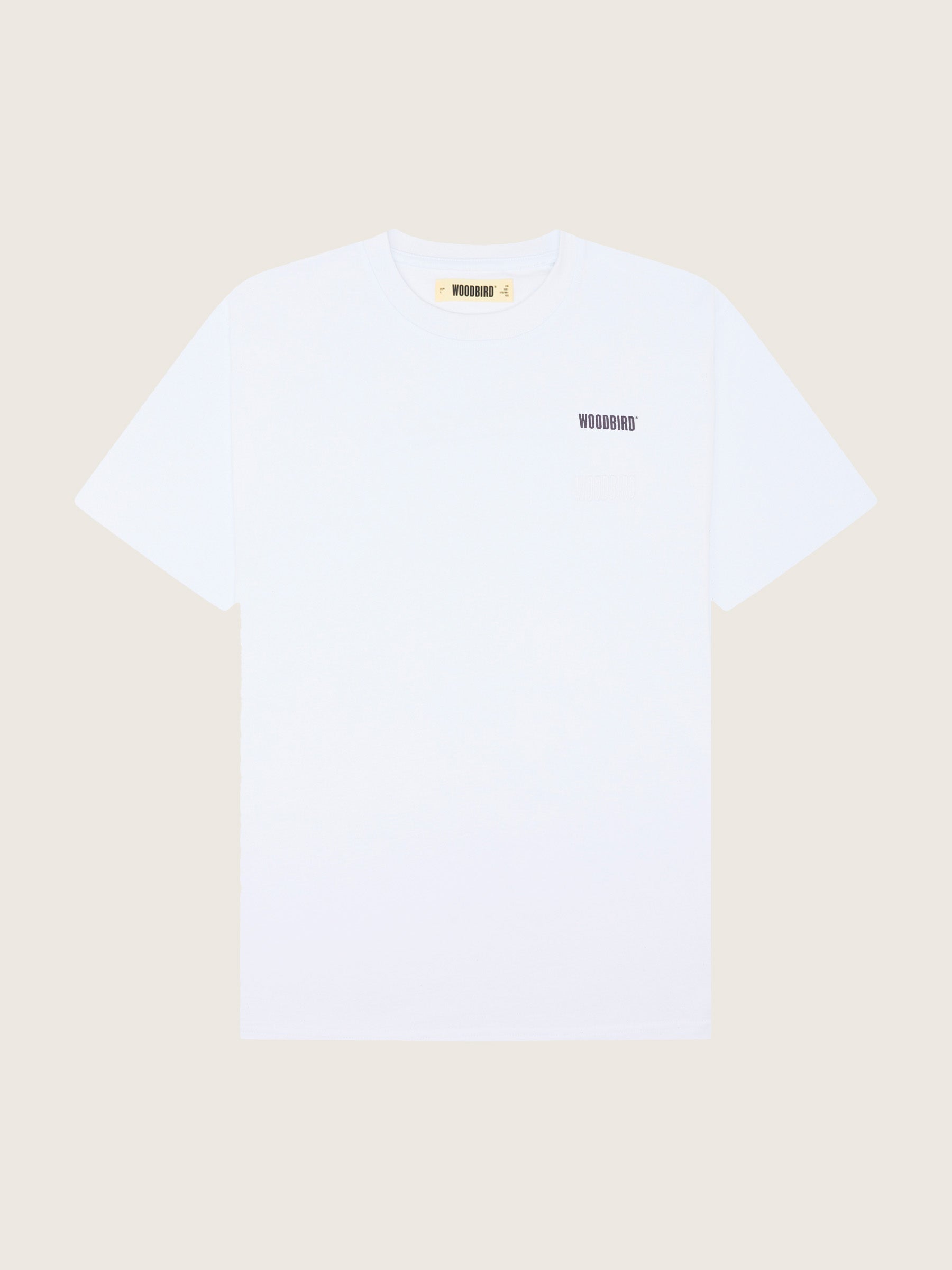 White Logo cotton T-shirt