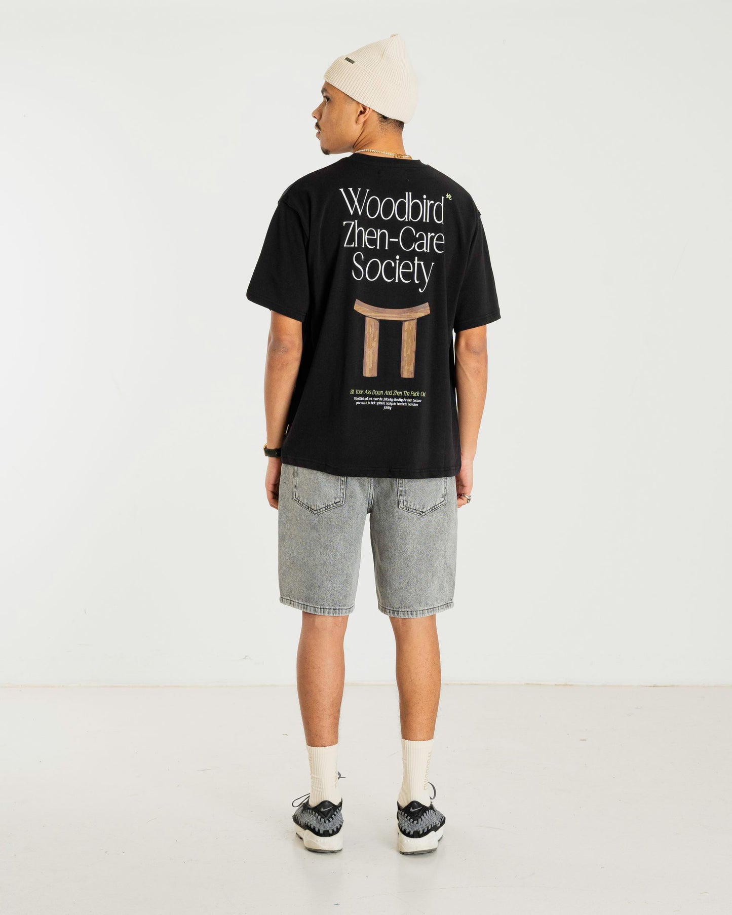 Woodbird WBBaine Zhen Tee. T-Shirts Black