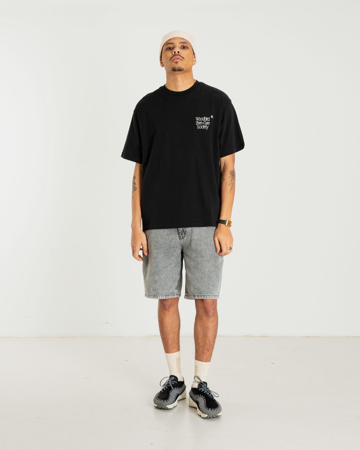 Woodbird WBBaine Zhen Tee. T-Shirts Black