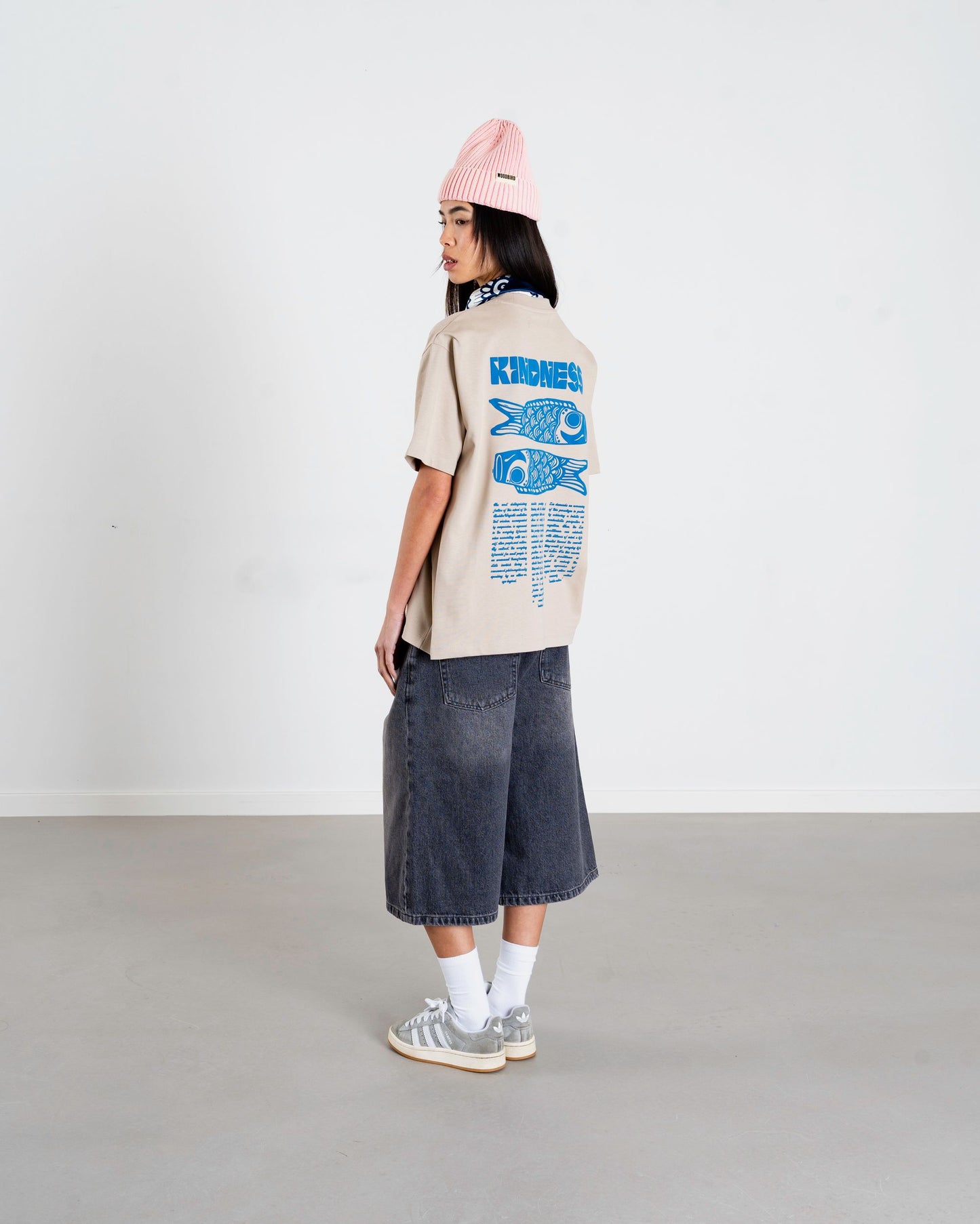 Woodbird Female WBBalo Kind Tee T-Shirts Taupe Brown
