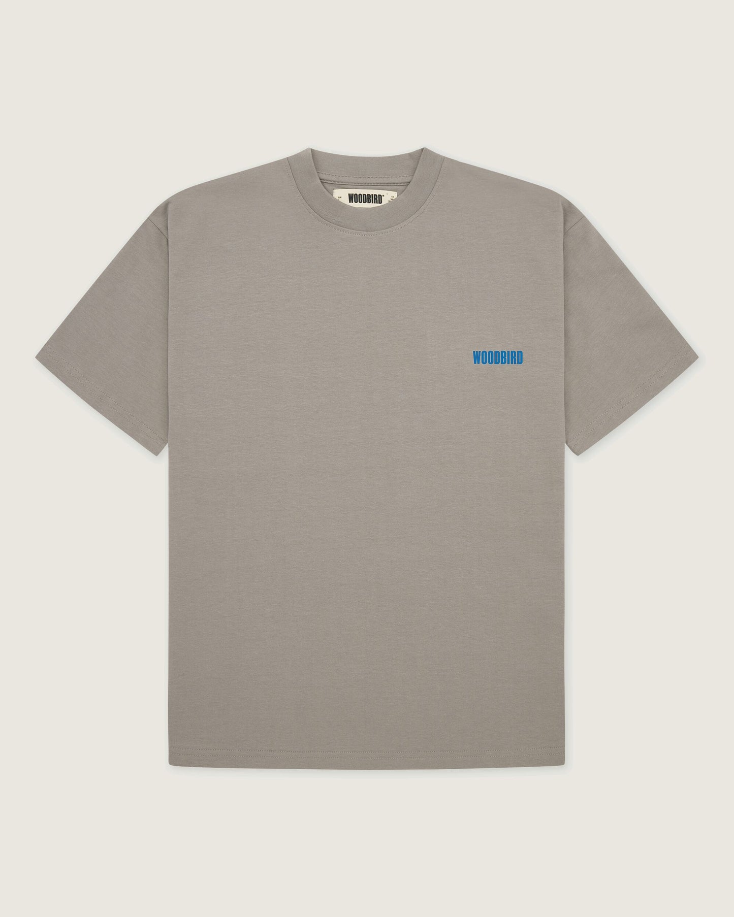 Woodbird Female WBBalo Kind Tee T-Shirts Taupe Brown