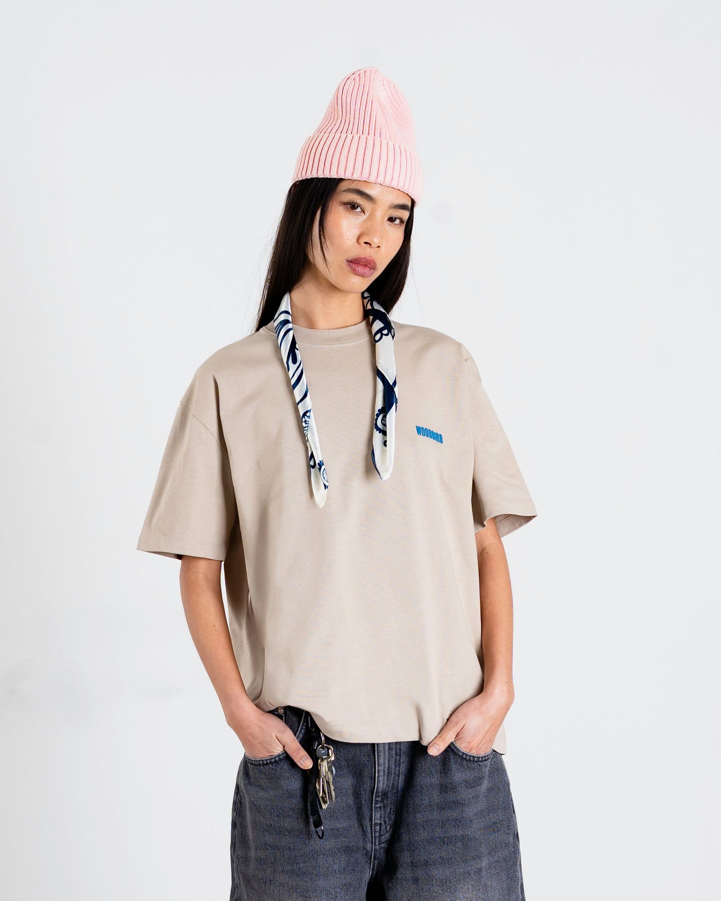 Woodbird Female WBBalo Kind Tee T-Shirts Taupe Brown