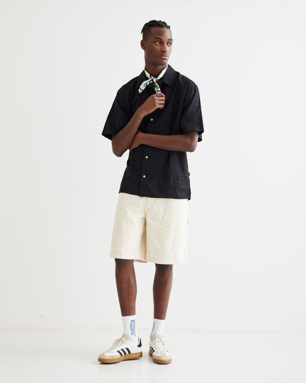 Woodbird WBBanks Linen Shirt Shirts Black