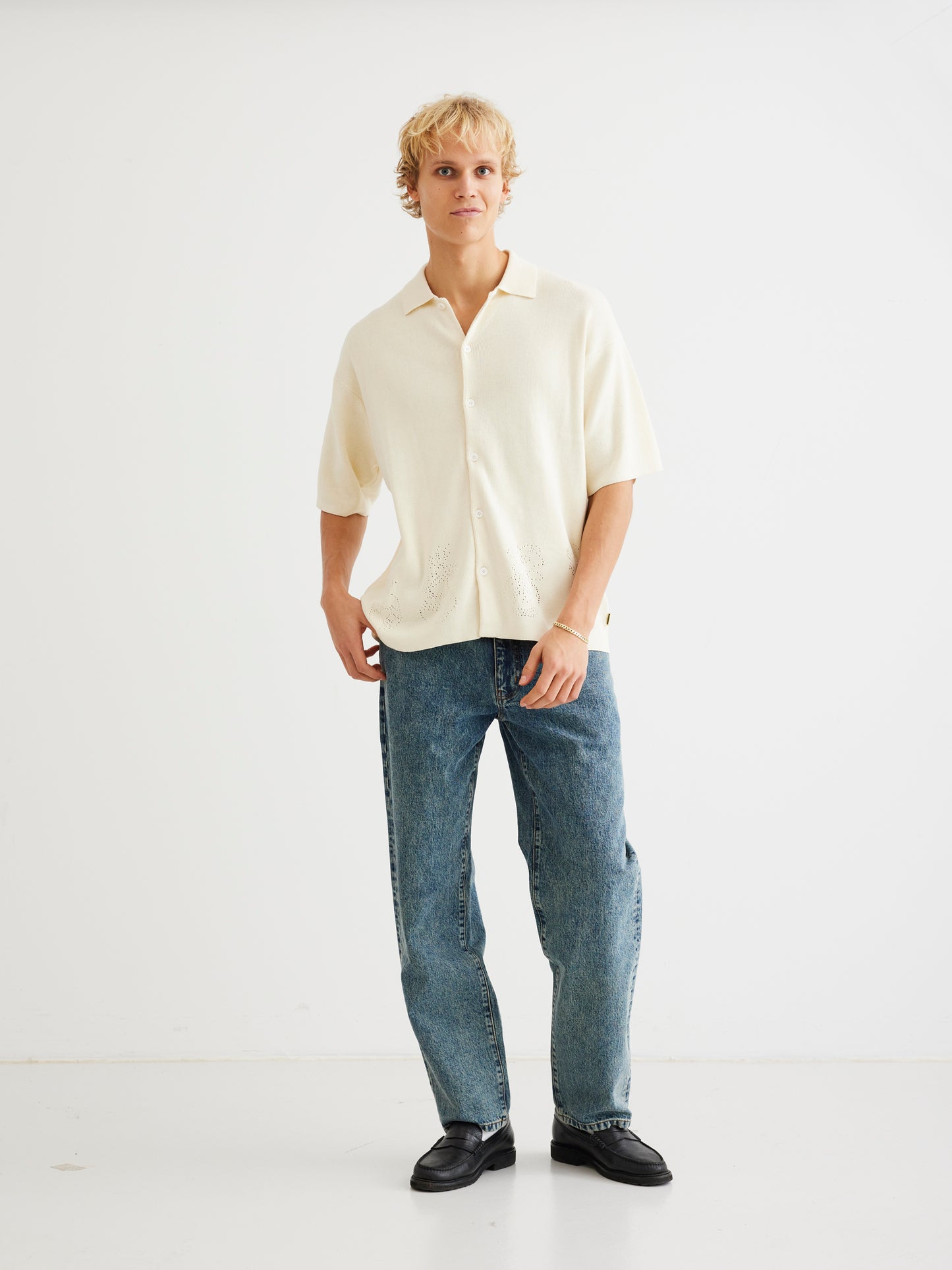 Woodbird WBBanks Vase Knit Knits Off White