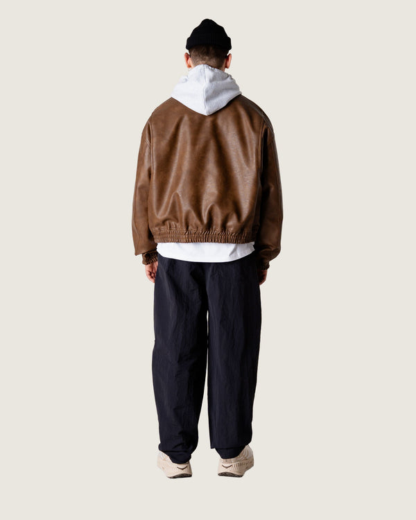 Woodbird WBBao Biker Jacket Jackets Dark Brown