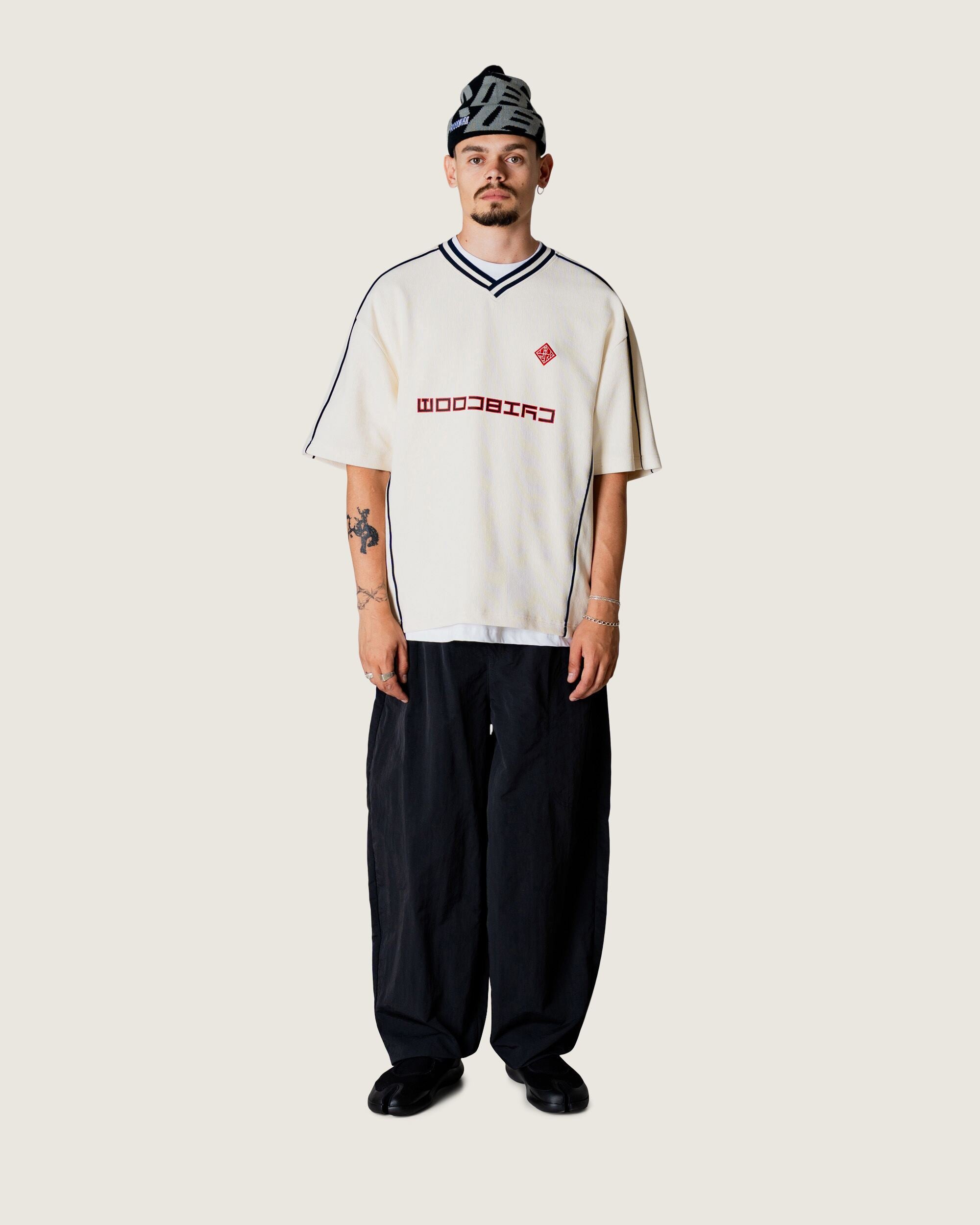 Woodbird WBBeam 90s Sport Tee T-Shirts Off White