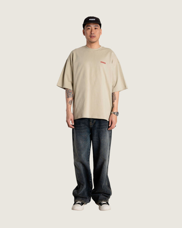 Woodbird WBBeam Sushi Tee T-Shirts Stone