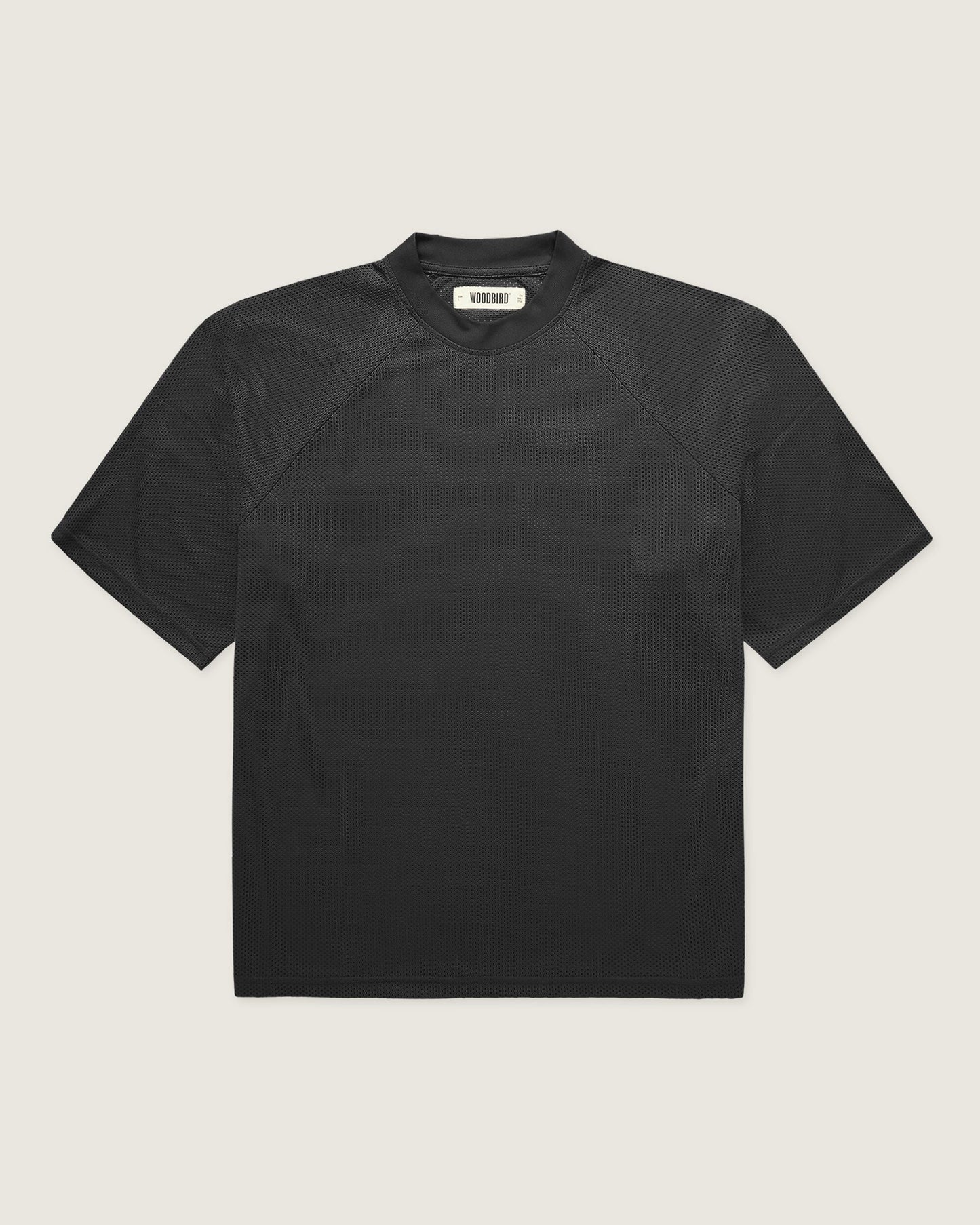 Woodbird WBBlake Mesh Tee T-Shirts Black