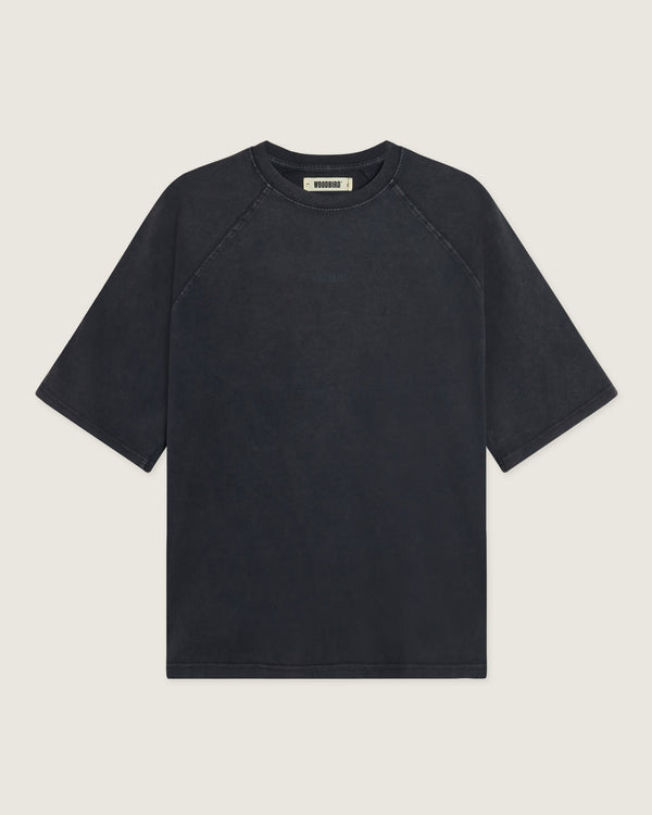 Woodbird WBBlake Washed Logo Tee T-Shirts Black