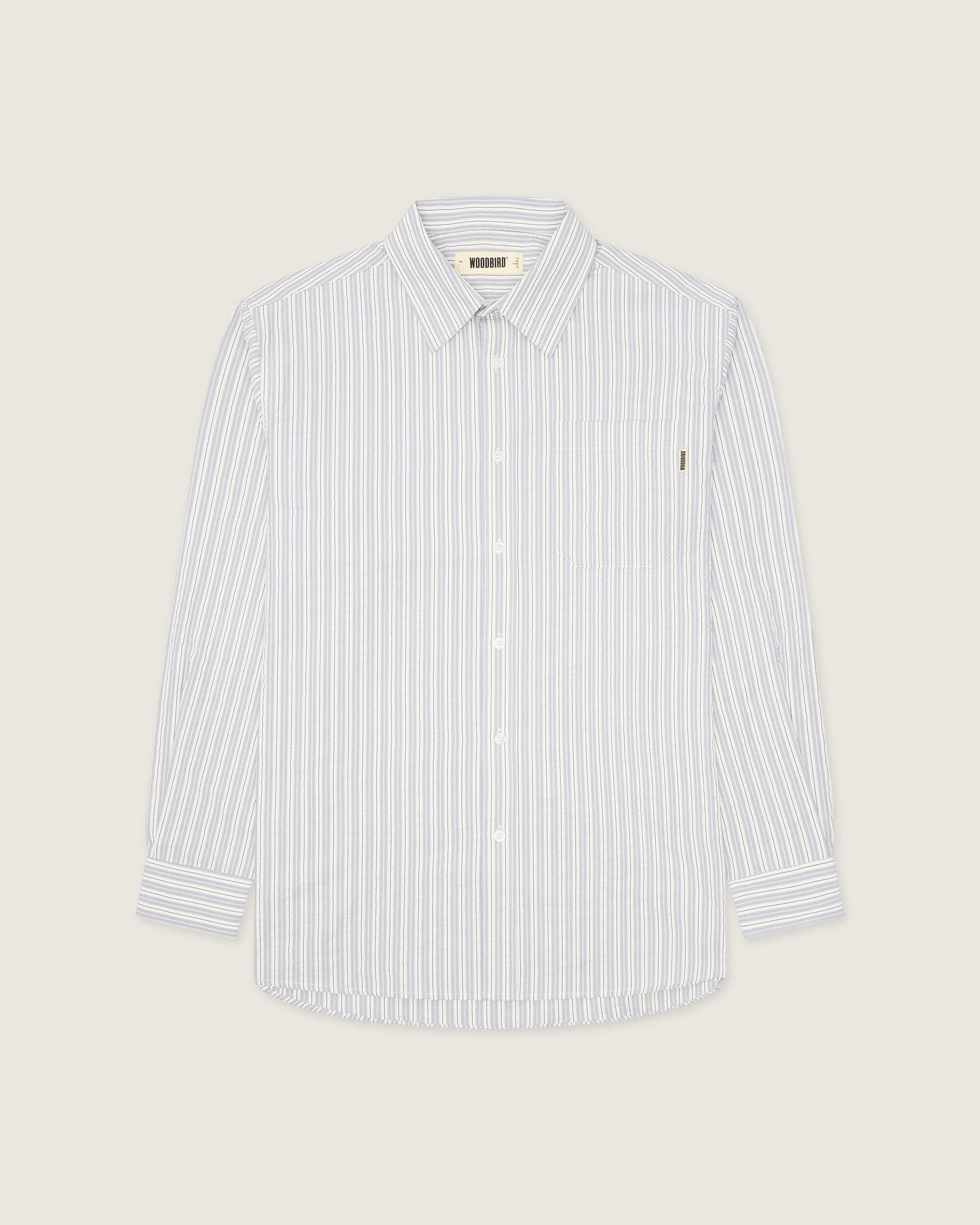 Woodbird WBBuzo Hoi Shirt Shirts Grey