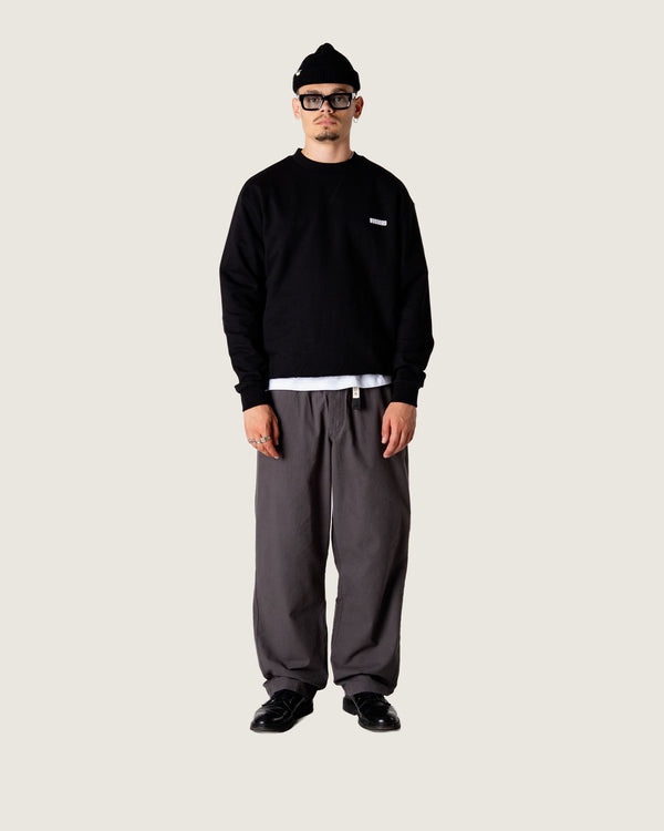 Woodbird WBCane Ming Crew Sweats Black