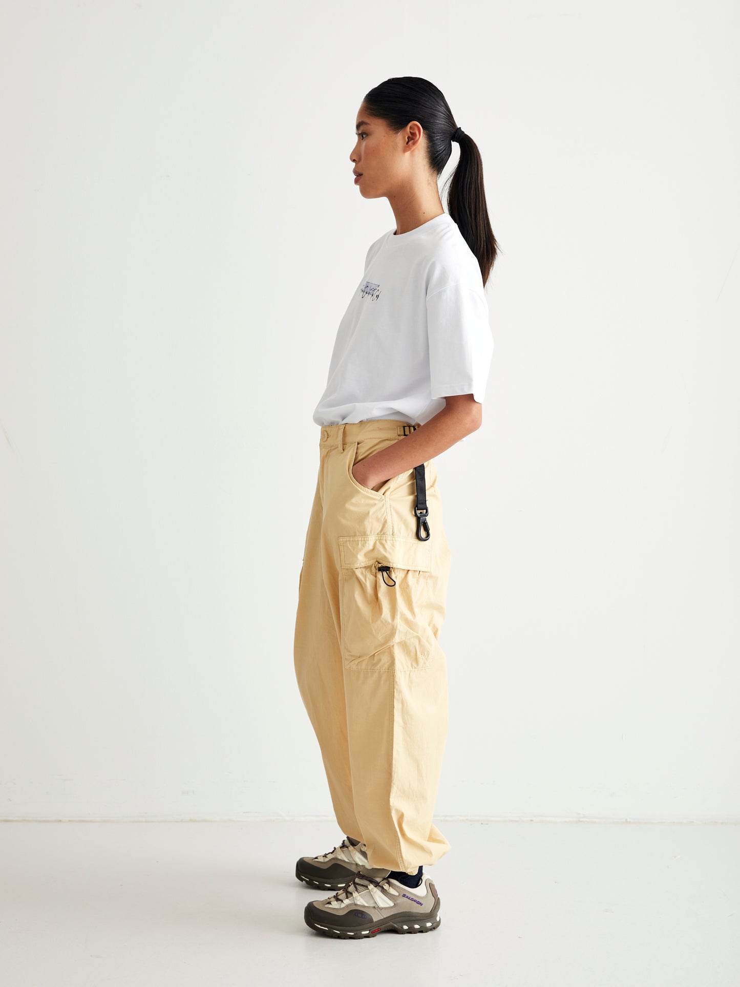 Woodbird Female WBCropper Cargo Pants Pants Black