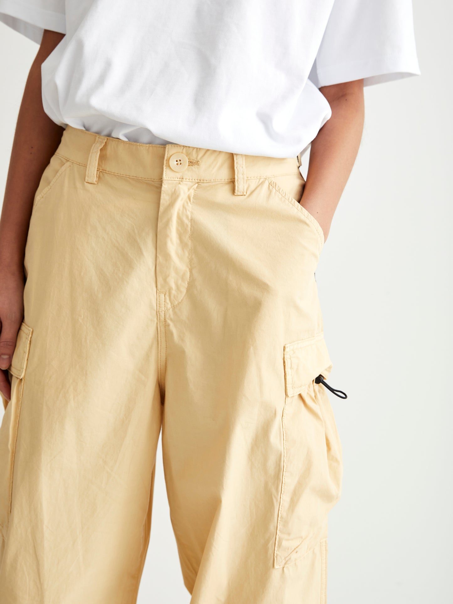 Woodbird Female WBCropper Cargo Pants Pants Black