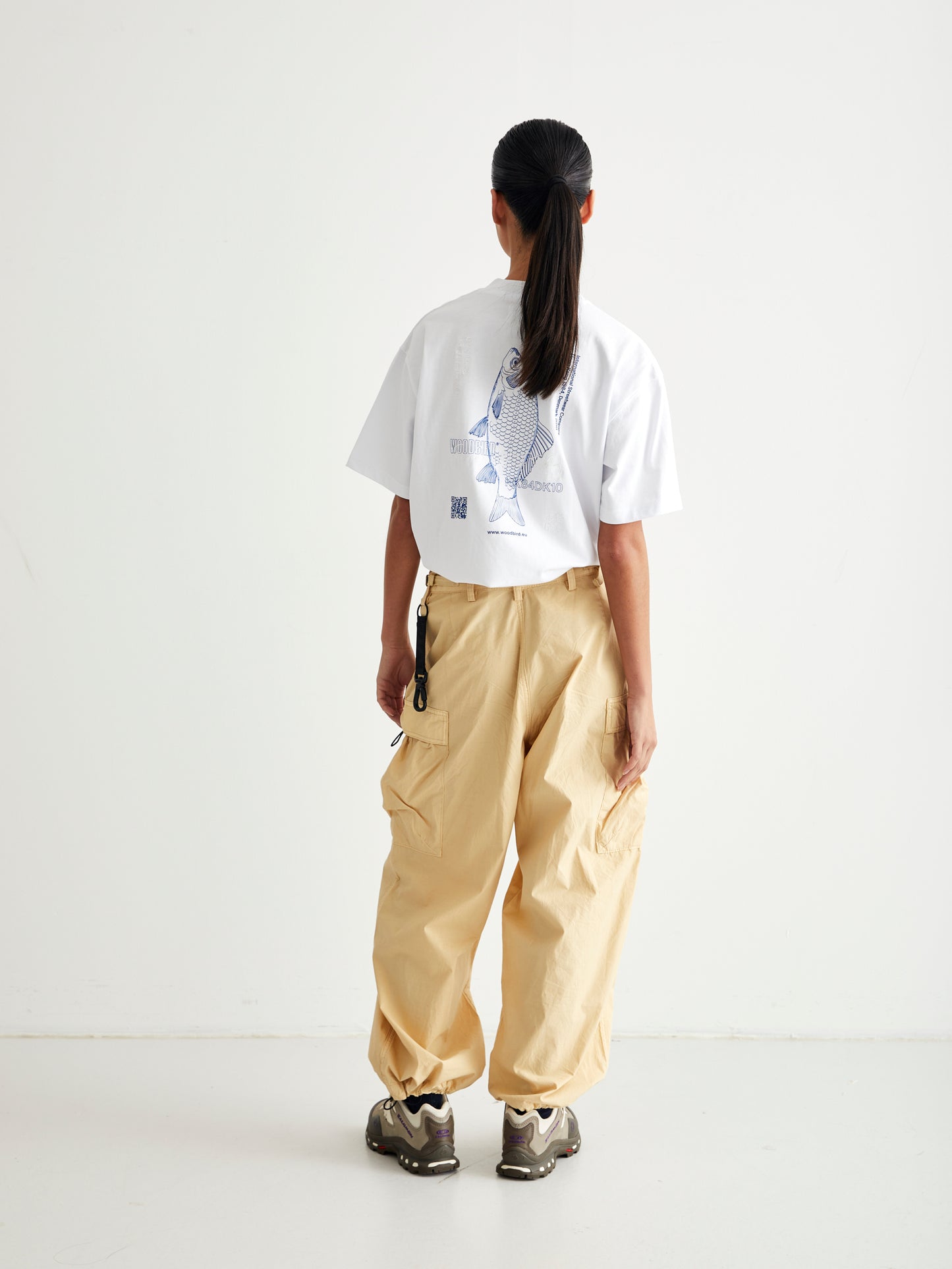 Woodbird Female WBCropper Cargo Pants Pants Black