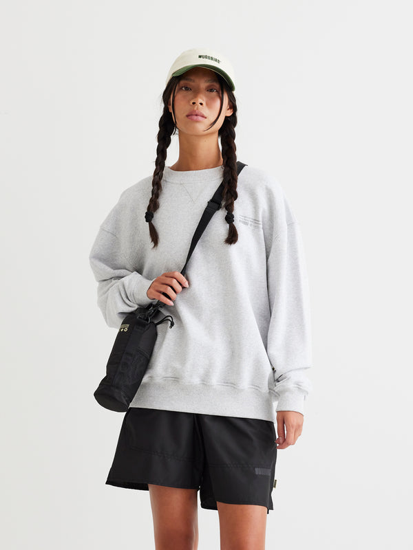 Woodbird Female WBCupe Tech Crew Sweats Light Grey Melange