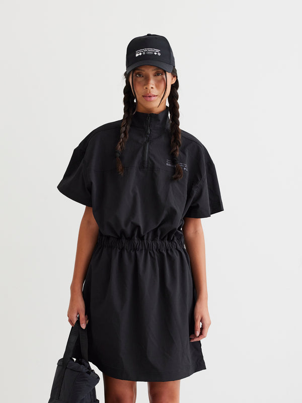 Woodbird Female WBFiona Rib-Tech Dress Dresses Black