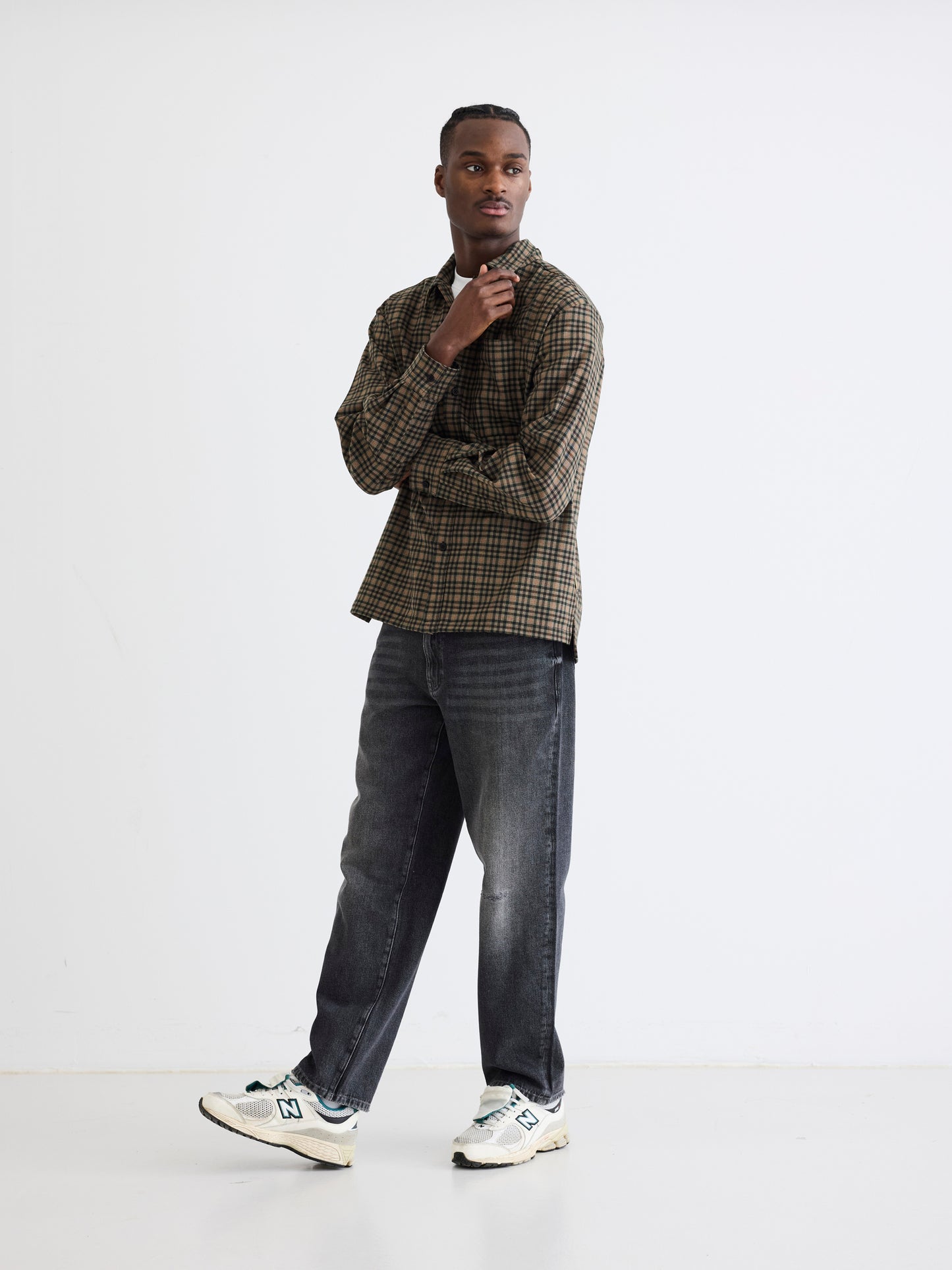 Woodbird WBGlixto Check Shirt Shirts Brown