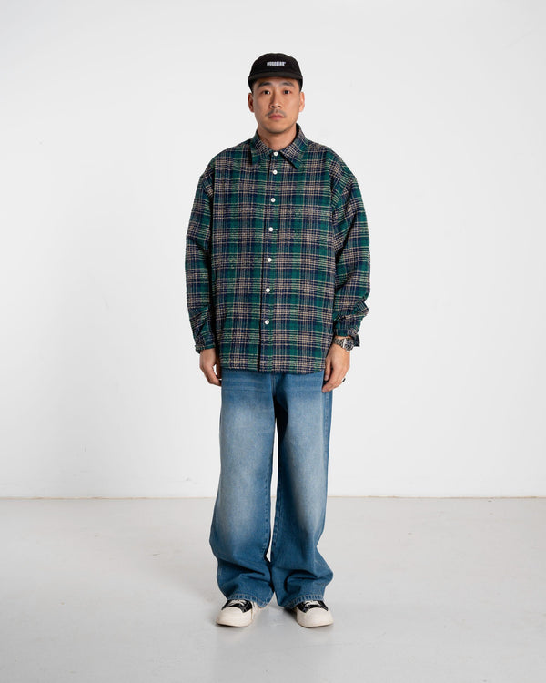 Woodbird WBJong Em Check Shirt Shirts Green Check