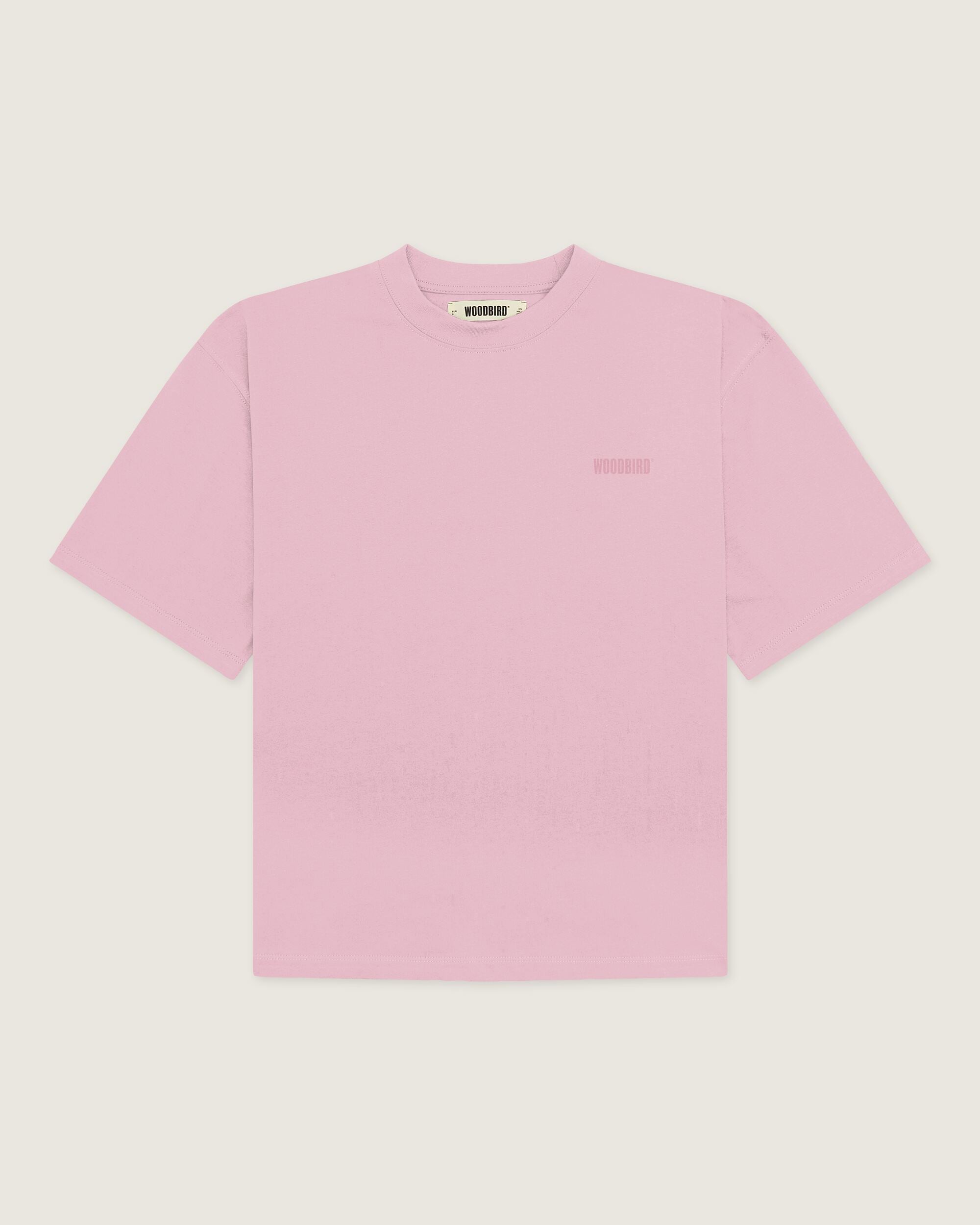 Woodbird Female WBJuno Base Tee T-Shirts Dusty Rose