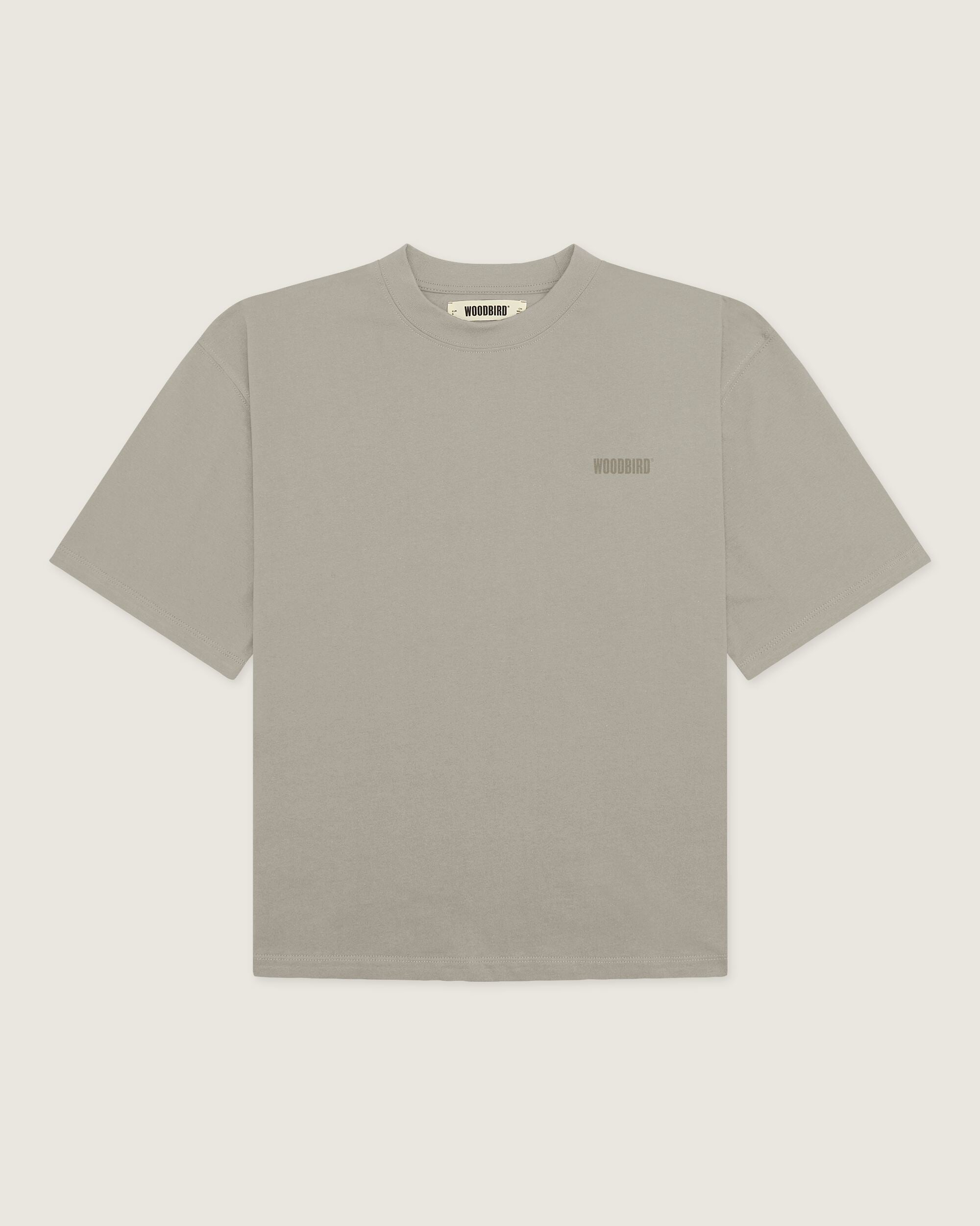 Woodbird Female WBJuno Base Tee T-Shirts Stone
