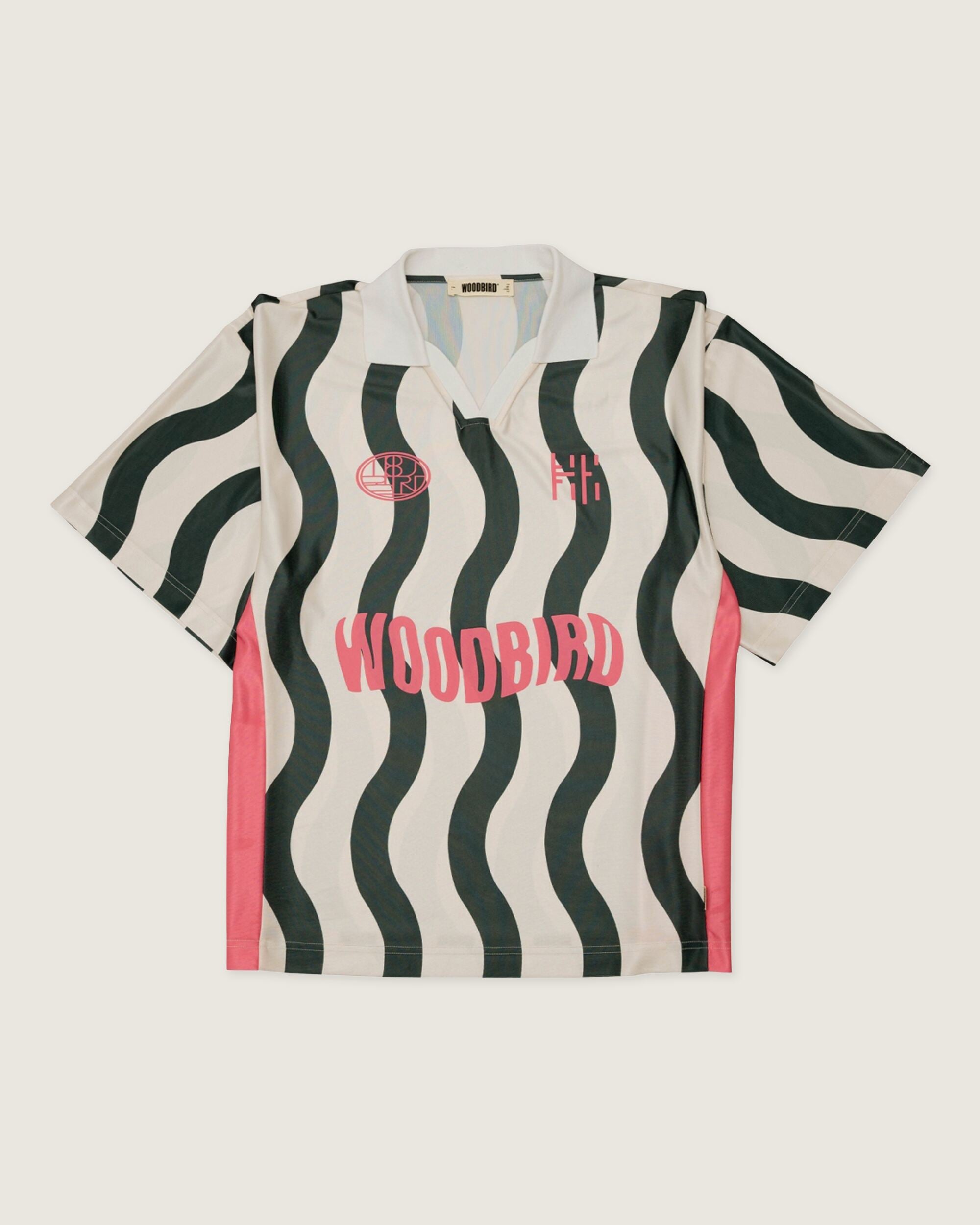 Woodbird WBKai SS Wave Polo T-Shirts Off White