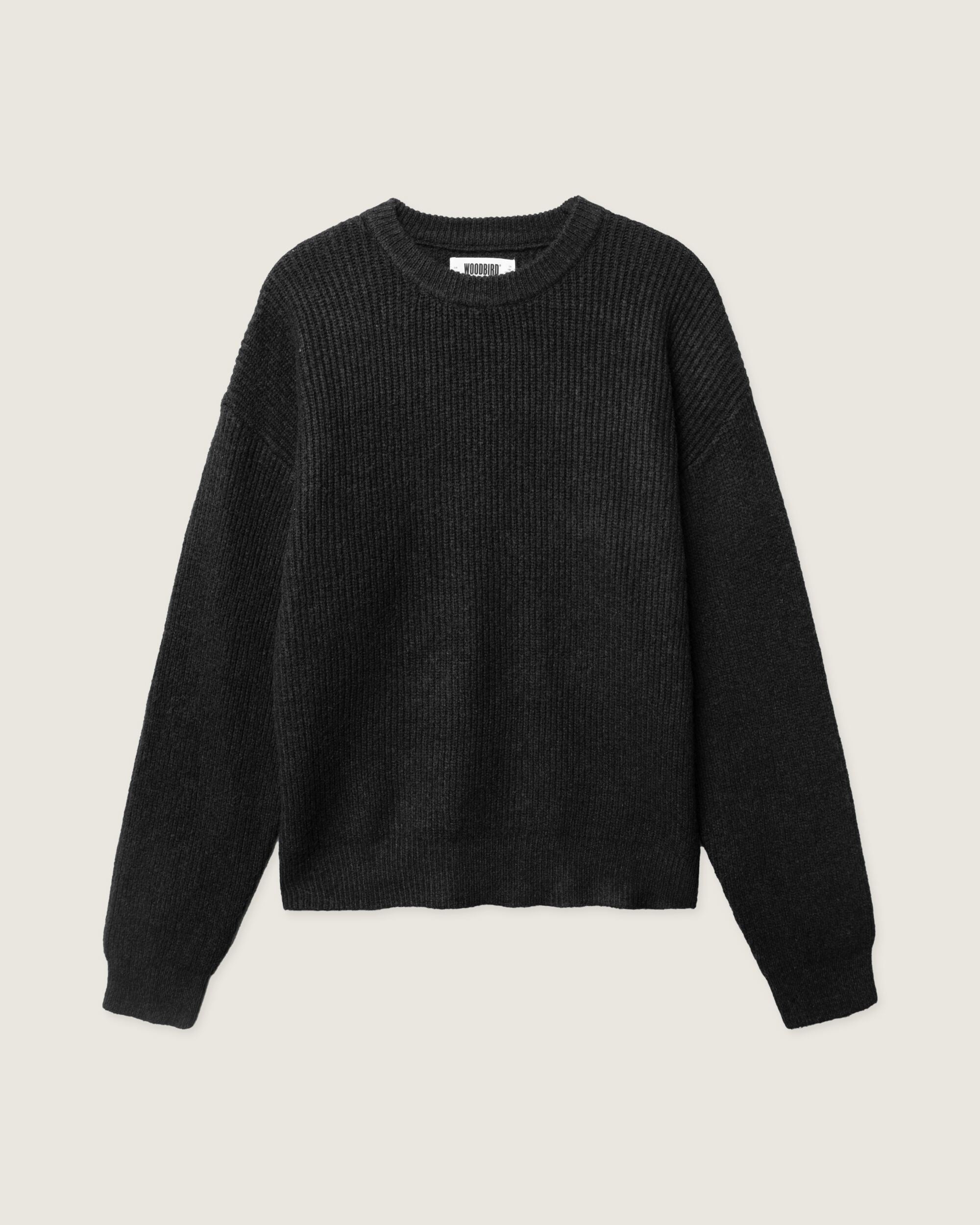 Woodbird WBKurt Koi Delivery Crew Knits Black