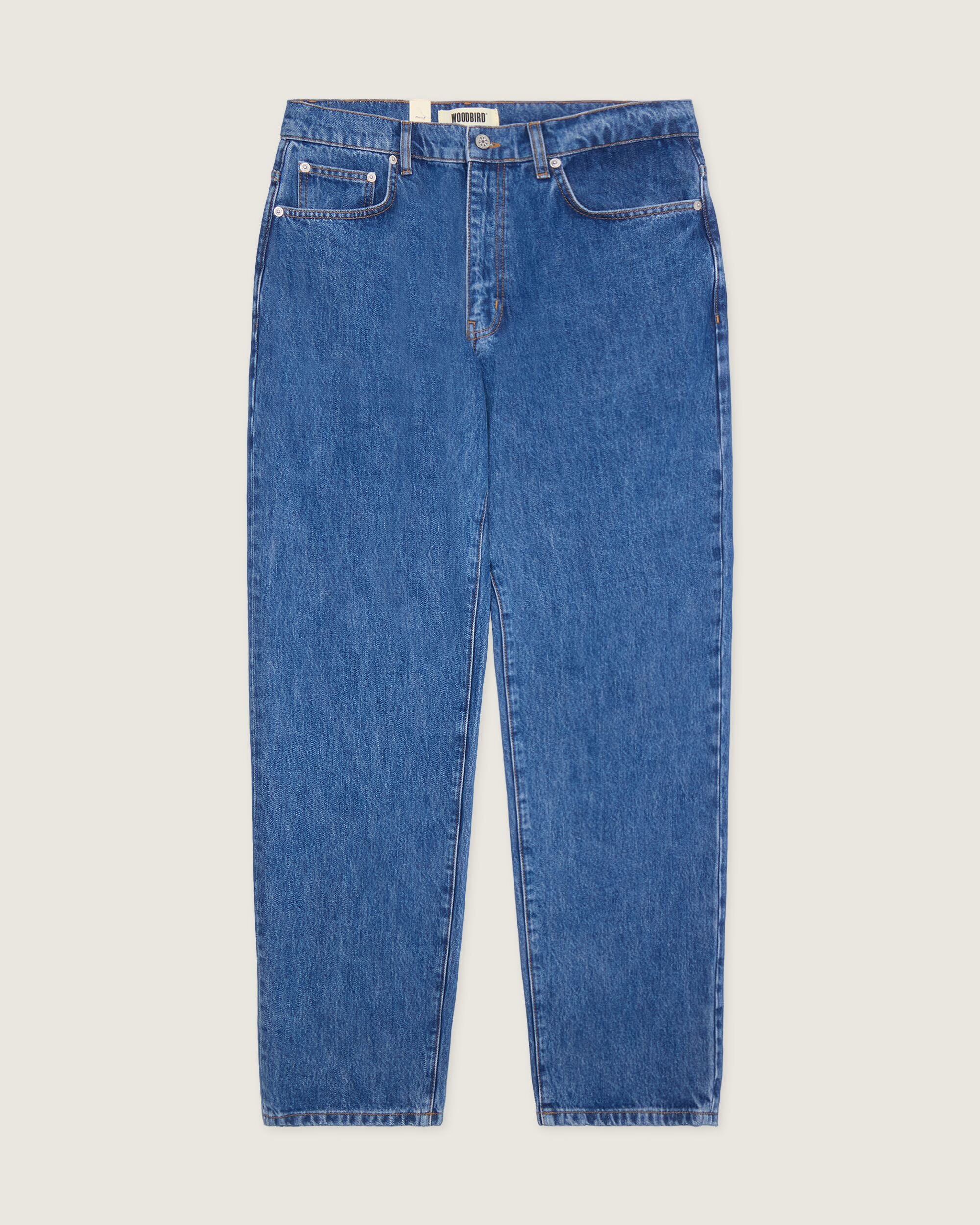 WBLeroy stone Jeans - Blue – Woodbird