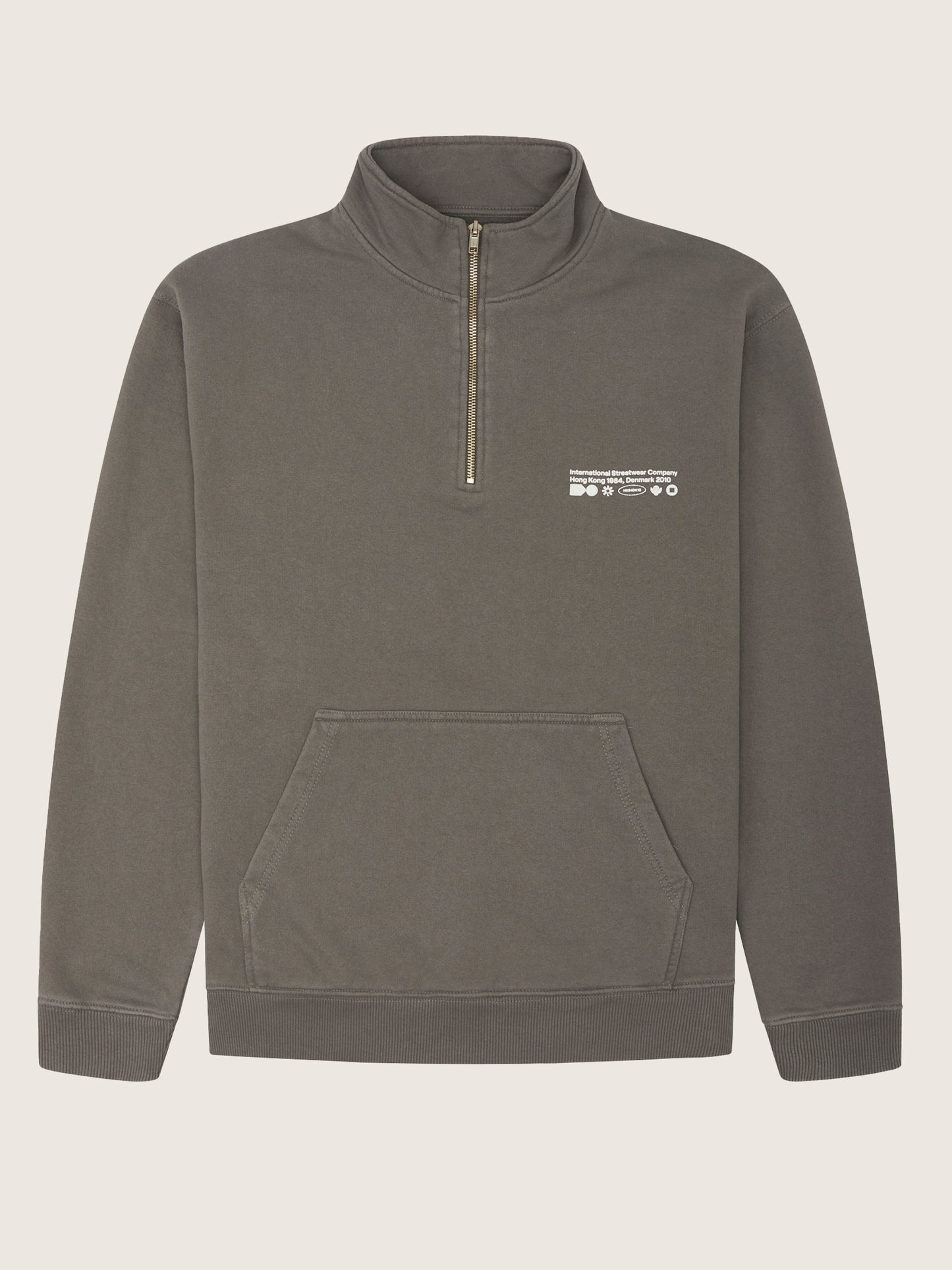 Woodbird Female WBLizo Tech Half-Zip Sweats Antra Grey