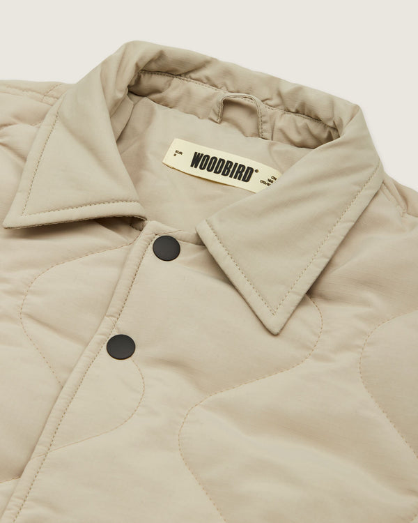 Woodbird Female WBMaze Quilt Jacket Jackets Stone