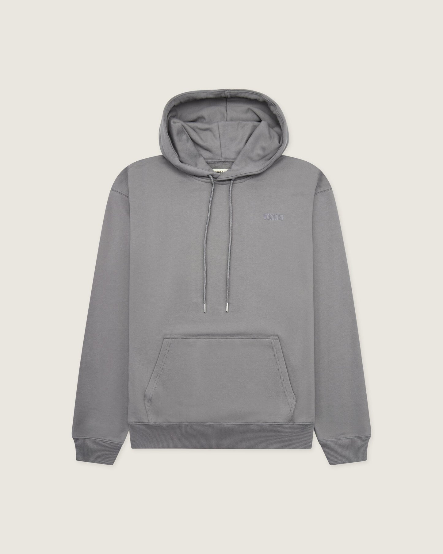 Woodbird WBPope Home Hoodie Sweats Antra Grey
