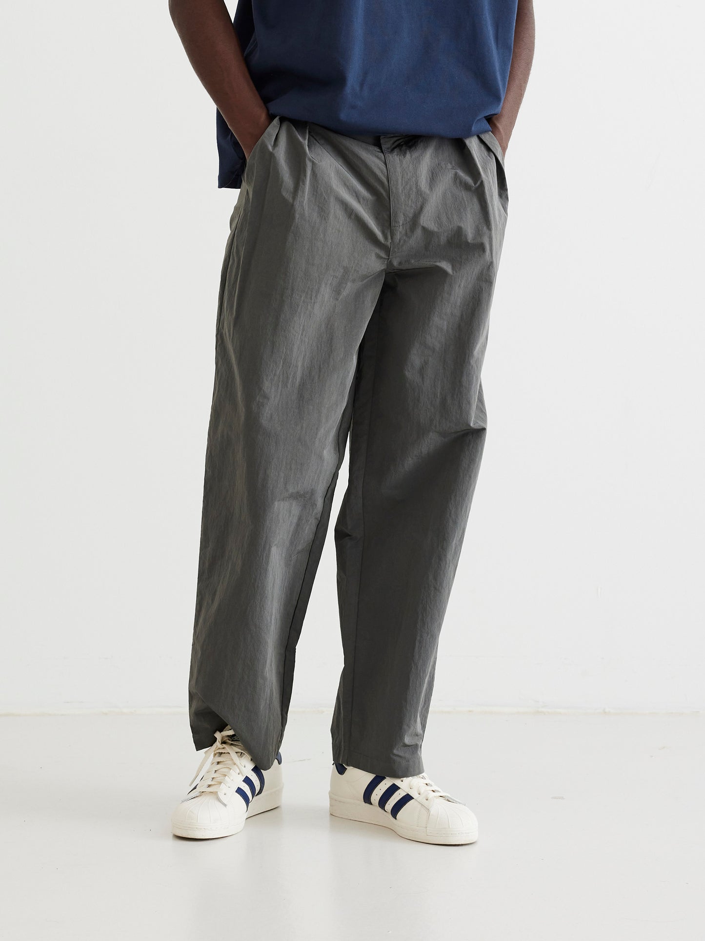 Woodbird WBRicky Tech Pants Pants Dark Grey