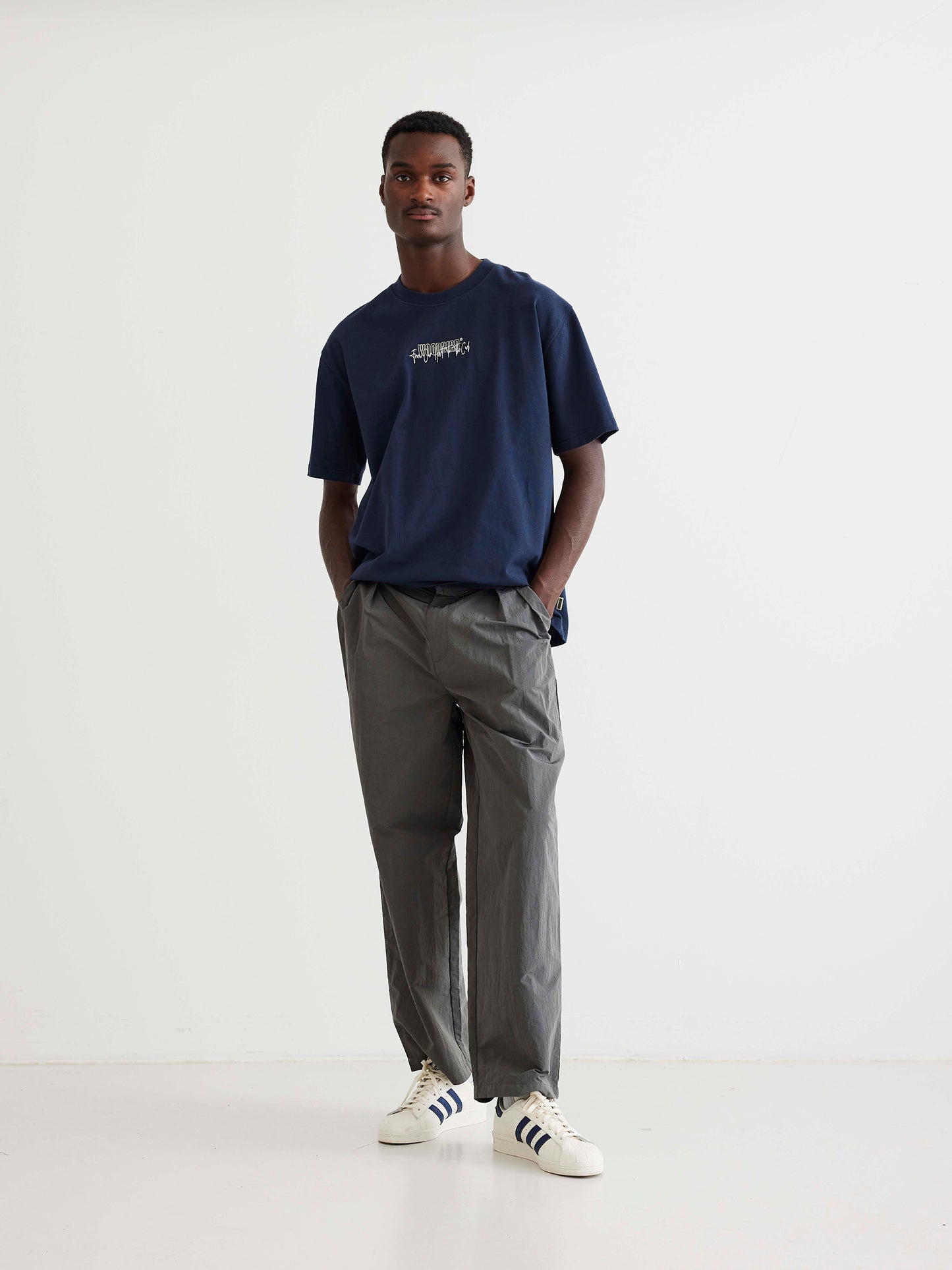 Woodbird WBRicky Tech Pants Pants Dark Grey