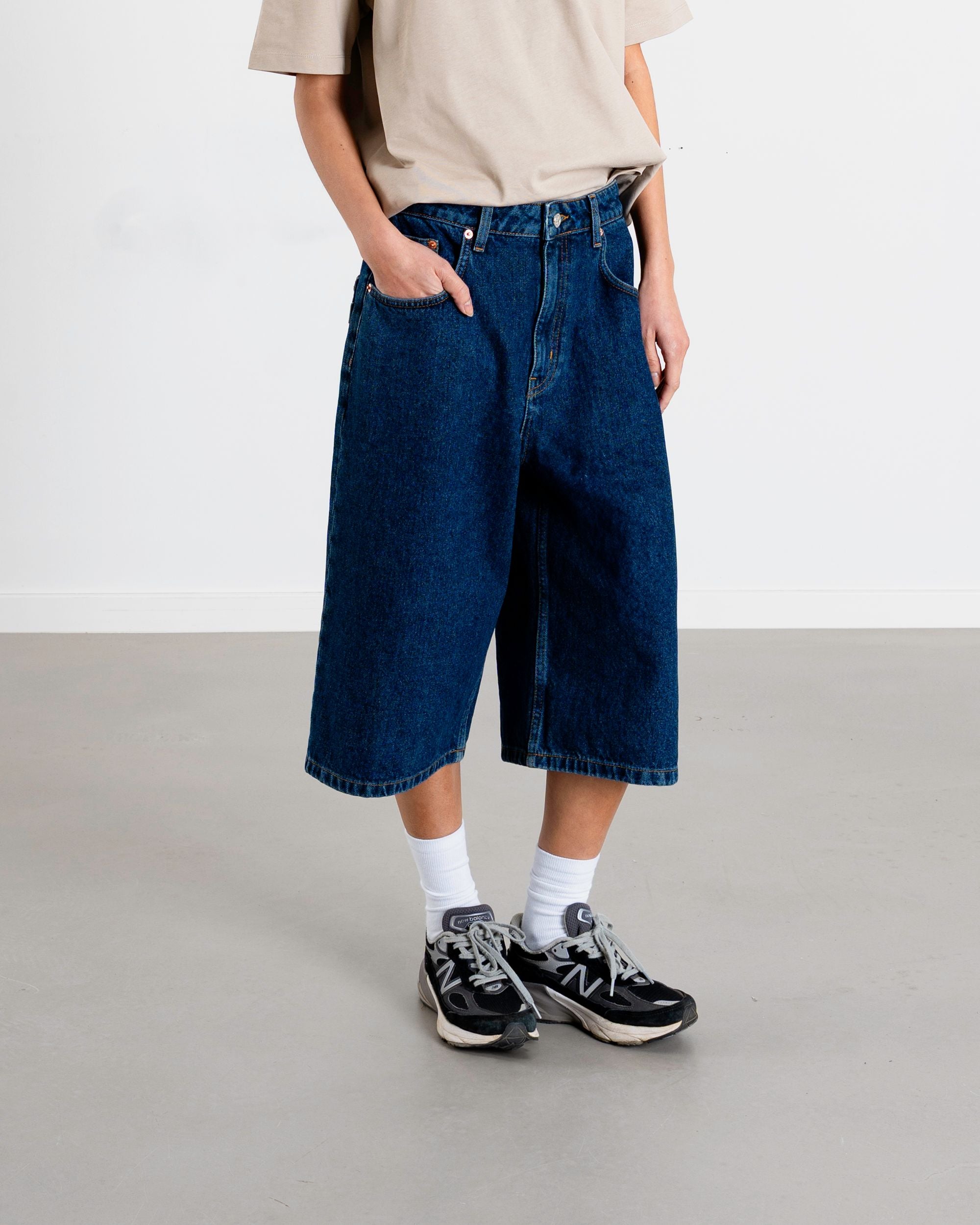 Woodbird Female WBShan 90's Rinse Shorts Shorts 90s Blue