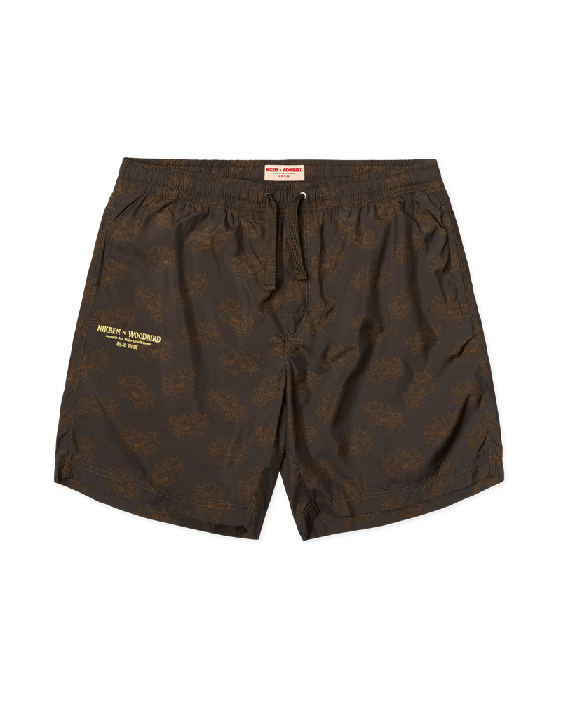 Woodbird WBStudio NIKBEN Trunks Shorts Brown