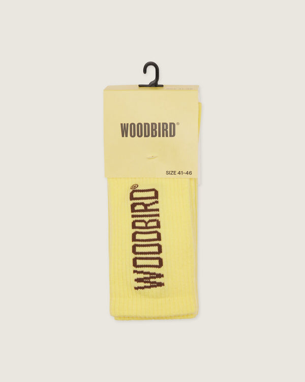 Woodbird WBTennis Logo Socks 2 pack Accessories Butter
