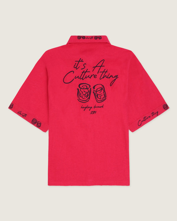 Woodbird WBWang Embroid Shirt Shirts Pink