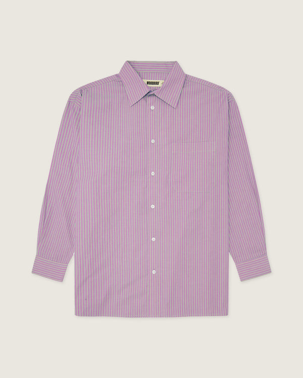 Woodbird Female WBZimo Stripped Shirt Shirts White-Pink