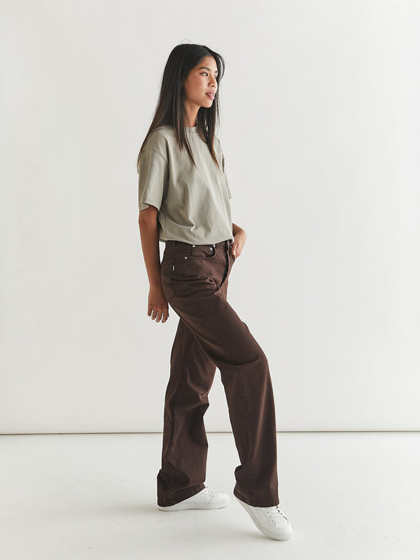 Woodbird Female Maria Color Jeans Jeans Brown