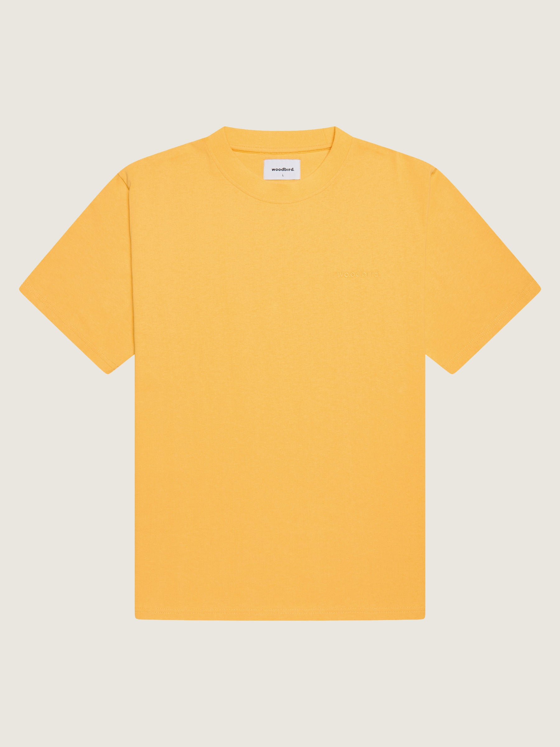 Woodbird Baine Base Tee T-Shirts Yellow