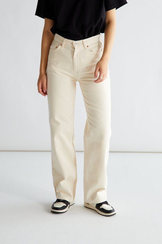 Woodbird Female Carla Off white Jeans Jeans Off White