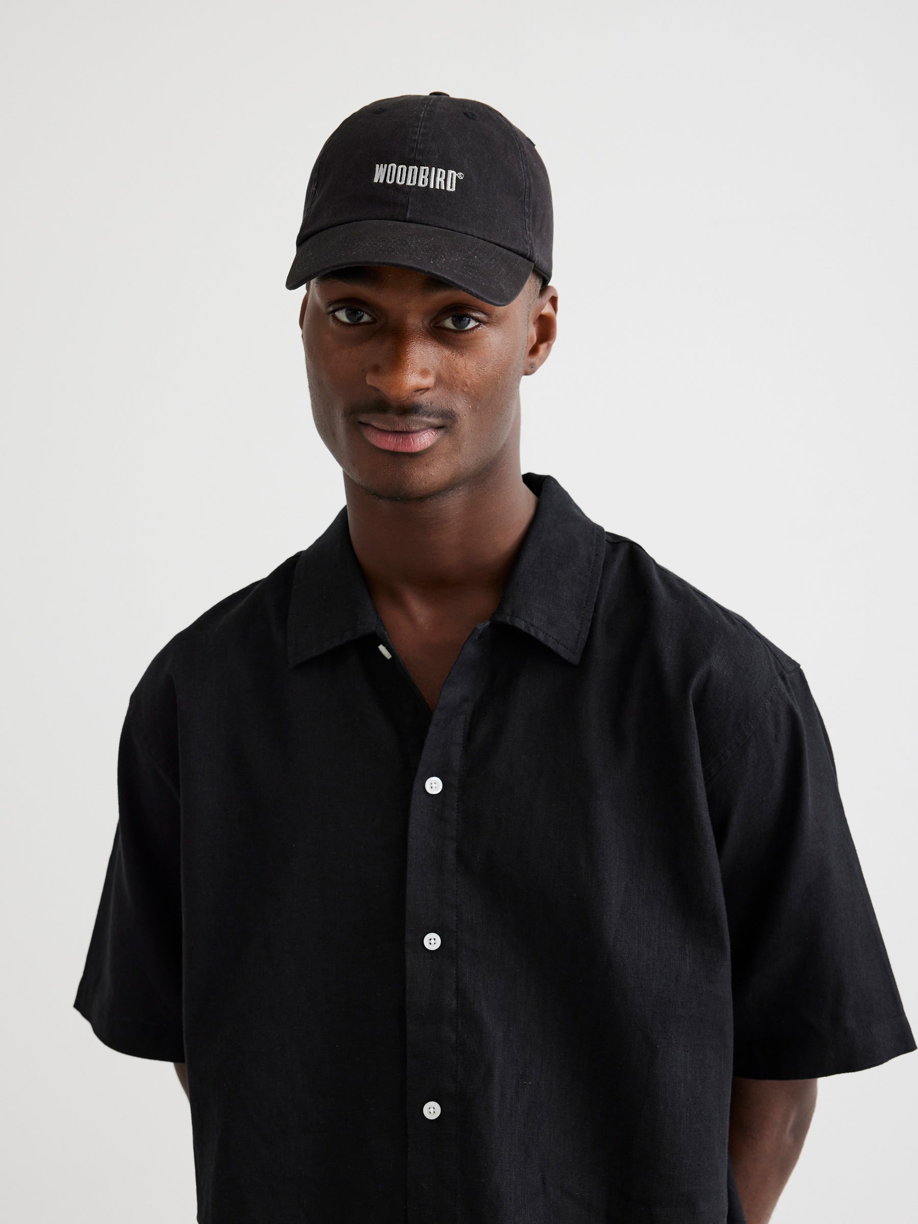 Woodbird Core Twill Cap Accessories Black-White