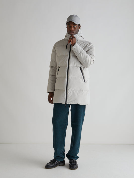 Woodbird Joseph Long Climb Jacket Outerwear Light Grey