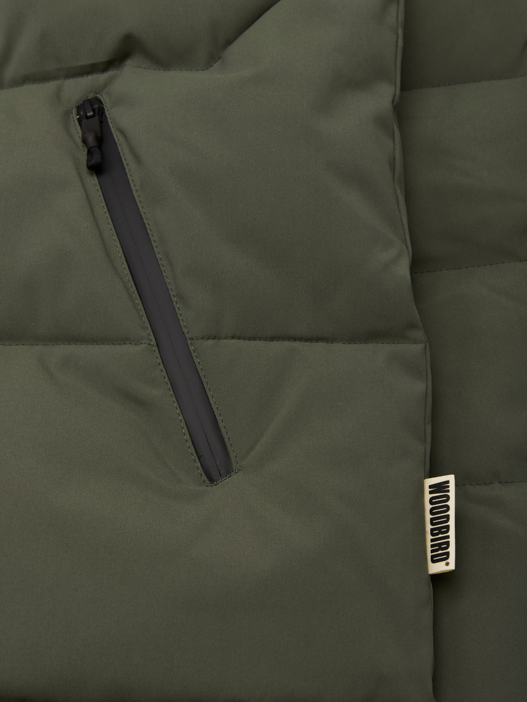 Woodbird WBJoseph Tech Long Jacket Outerwear Army